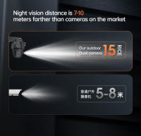 Cámara de vigilancia inalámbrico WIFI HD video llamar exterior inteligente Visión nocturna remoto doméstico 360 grados vigilancia - details 11