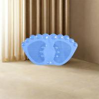 Alfombrilla antideslizante para baño con forma de dedo del pie, con ventosas, alfombrilla para suelo de ducha de seguridad, cómodo Pedal suave para inodoro - details 7