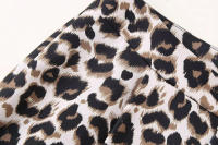 TRAFZA-Conjunto de 2 piezas para mujer, pantalones largos con cremallera, informales, holgados, elegantes, con estampado de leopardo Vintage, sin mangas, con cuello en V - details 19