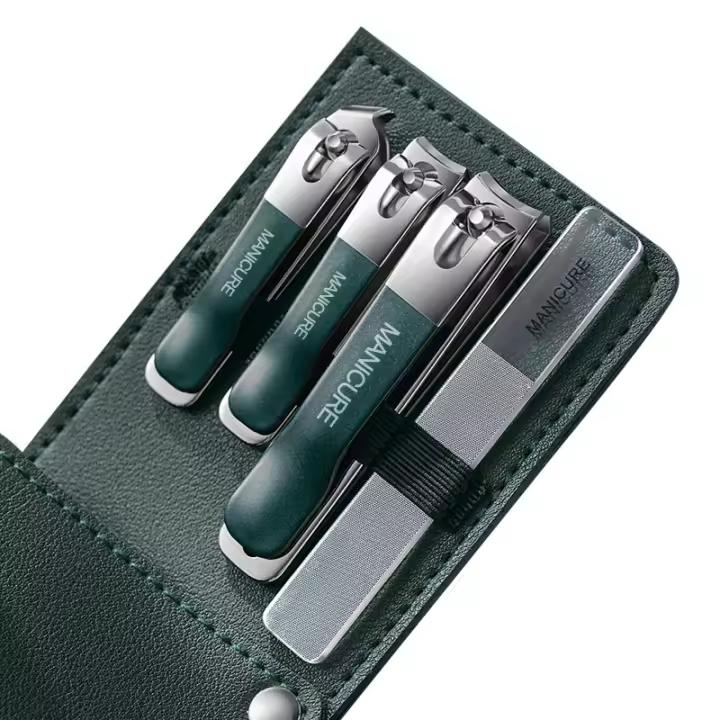 Juego de cortaúñas portátil Cortaúñas al por mayor Kit profesional de manicura y pedicura de acero inoxidable Juego completo de belleza y manicura - 1