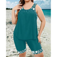 Tankini de Cinco Pantalones para Mujer Traje de Baño Sexy Tallas Grandes Disponibles Moda de Playa - details 10