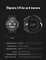 Relojes inteligentes hombre Bluetooth llamadas Fitness ritmo cardíaco presión arterial exterior deporte mujer reloj impermeable - details 14