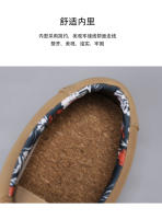 Los zapatos casuales de cuero para hombre son zapatos ligeros y de tela de un pedal para pies gordos y anchos. - details 4