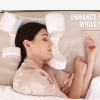 Reposacabezas de belleza, tela súper suave y de rebote lento, agradable para la piel, almohada de maquillaje multifuncional antiarrugas para belleza y cuidado de la piel. 4 colores para elegir - details 3