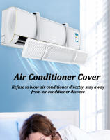 Deflector de viento retráctil para aire acondicionado, cubierta de aire acondicionado tipo colgante para el hogar, Deflector de parabrisas de soplado antidirecto - details 0