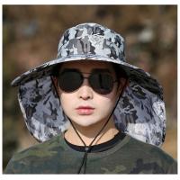 Gorra de Trabajo de Granja Nueva 2022 Gorra Protectora Solar para Hombres con Visera Extraíble - details 6