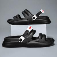 Zapatillas hombre verano 2024 nuevo uso exterior niños pisando mierda sensación deportes conducción sandalias de playa de suela blanda de doble propósito - details 22