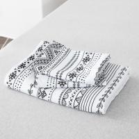 Juego de Funda de Edredón Geométrico de Lujo Suave Hipoalergénico Tamaño Reversible de Queen - details 13