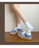 Zapatillas de Entrenamiento Alemanas Gruesas Versátiles con Cordones de Suela Plana Altura Pequeña - details 13