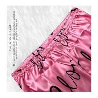 Conjunto De Pijamas De Seda Para Mujer Lencería Dormir Vuelta Sexy Sin Mangas Con Aros Y Pantalones Ropa Interior De Verano - details 9