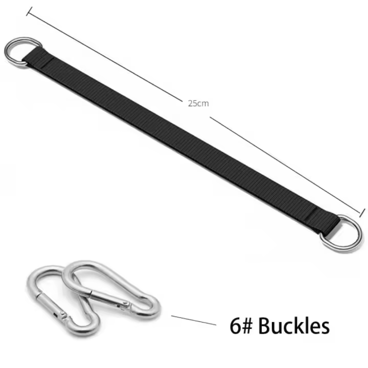 Cinturón de extensión de barra única Dacron, piezas de gimnasio de una sola capa, correas de columpio para árbol, tira de extensión, cinturón de conexión colgante de 100kg - 1