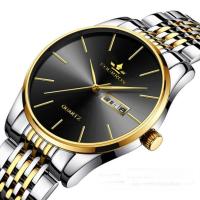 Reloj Hombre no mecánico impermeable calendario cuarzo correa de acero - details 3