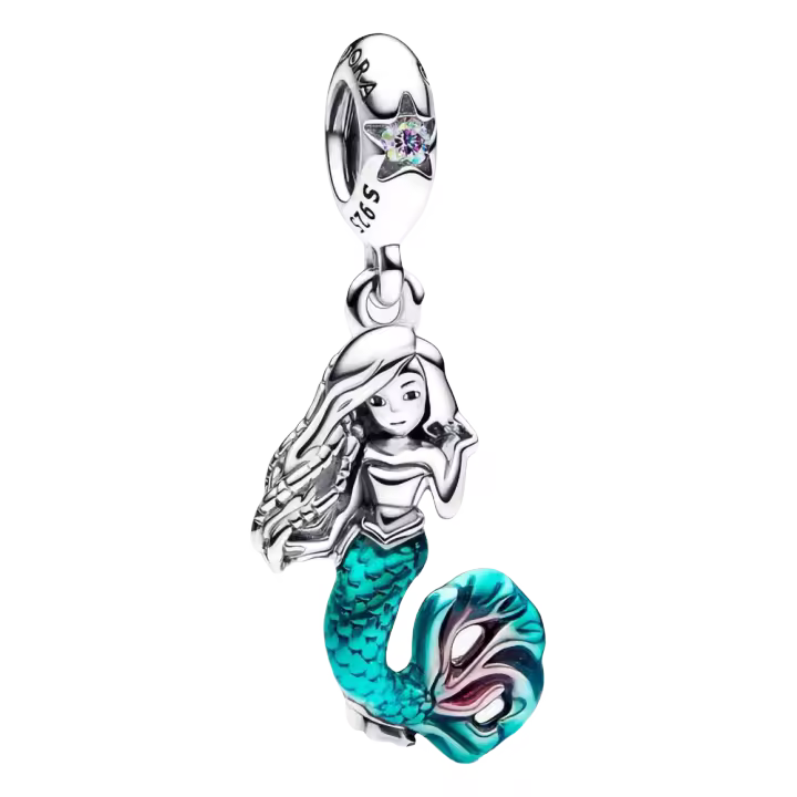 Colgante de plata de ley Ariel de La Sirenita792695C01, incluye Ca original - 1
