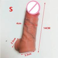 Empaque privado Sexy Sex Shop Funda de extensión realista Condones de silicona reutilizables para retrasar el agrandamiento para hombres Potenciador de consolador Juguetes eróticos - details 7