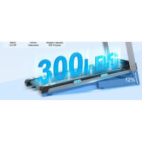 BORGUSI Auto Incline - Capacidad de 300 lb, Cinta de correr eléctrica plegable de 3.0HP con velocidad de hasta 8.5 MPH, Máquina para correr con banda de correr de 17.5" de ancho. - details 1