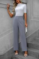 Pantalones elegantes de cintura alta para mujer, comodidad y estilo en primavera y otoño. - details 7