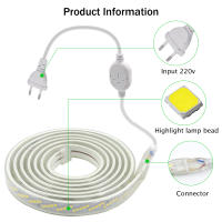GAHADA Luz de Tira LED Impermeable Flexible 2835 SMD 320Leds/m Enchufe EU Decoración del Hogar - details 3