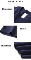 Ropa informal de hip-hop para hombre, top geométrico de manga corta y camiseta de algodón de verano, camiseta grande - details 2