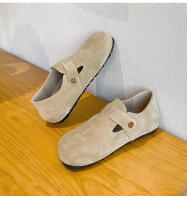 Zapatos todo incluido con plataforma de cuero, nueva versión coreana de versátiles zapatos individuales con aumento de altura interior de un pedal - details 25