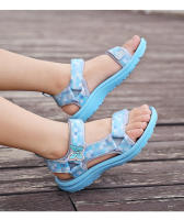 Sandalias De Verano Para Niñas Con Perla Y Diseño De Princesa Zapatos Suaves Y Antideslizantes Para Niños Cierre De Correa Transpirables Talla True - details 9
