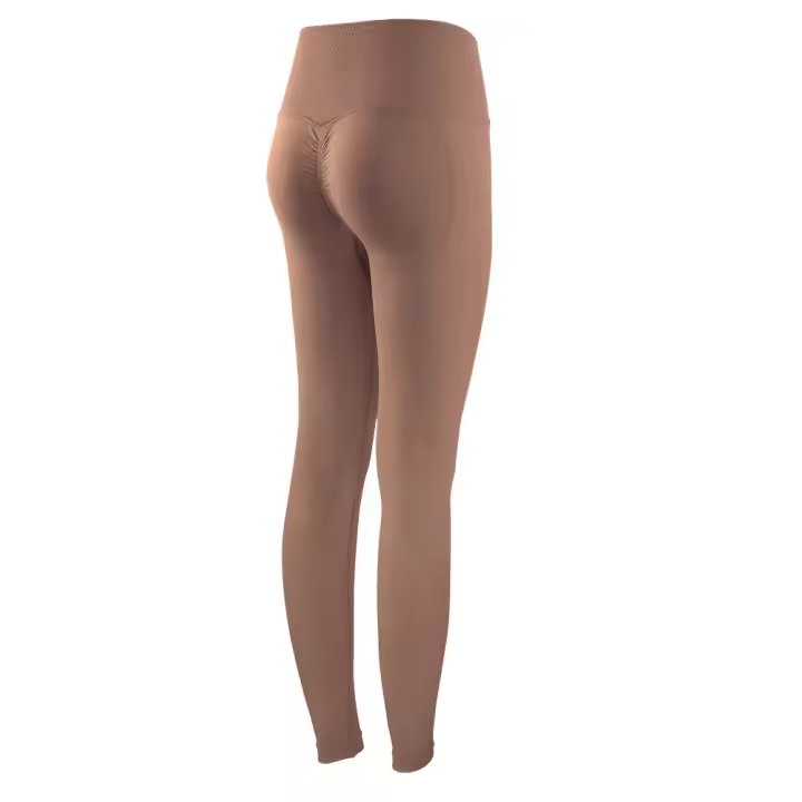 Leggings de yoga pantalones deportivos de secado rápido de nailon transpirable de cintura alta - 1