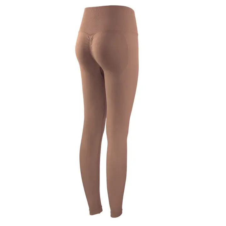 Leggings de yoga pantalones deportivos de secado rápido de nailon transpirable de cintura alta - 1