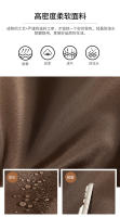 Mochila de moda para mujer, bolsos resistentes a la suciedad, elegantes bolsos traseros de Color café, bolsos de libros informales con estilo para niñas, bolsillos espaciosos antirrobo - details 7