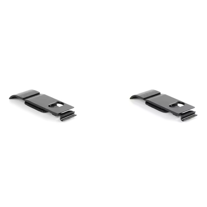 Cubierta lateral de batería deslizante para Gopro MAX, cámara a prueba de polvo, tapa de puerta protectora extraíble, puerto de caja de carga, negro, 2 uds. - 1