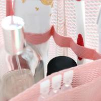 Bolsas de aseo plegables, bolsa de almacenamiento para cepillos de dientes de viaje, bolsa de maquillaje, organizador de lavado, bolsa para brochas de maquillaje, bolsa de cosméticos de malla, 1 ud. - details 25