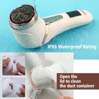 Callus Remover el pie eléctrico Callus Remover Kit reccharable Callous 3 Grind Head archivo portátil resistente al agua Dead Hard Cracked Dry Skin Pedicure - details 12