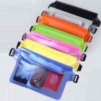 Bolsa gruesa impermeable para teléfono, bolsa impermeable de cintura plegable transparente, bolsa de almacenamiento suave subacuática para natación, deportes al aire libre - details 12