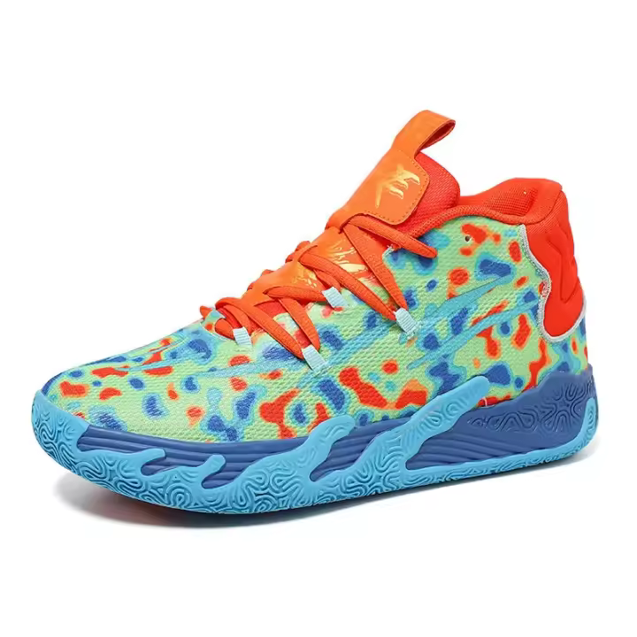 Zapatillas de baloncesto para hombres y mujeres absorción de choque antideslizante deportes al aire libre correr zapatillas de baloncesto - 1