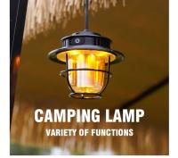 Linterna de Camping LED Retro Luz de Camping Portátil, Sin Ajuste, Impermeable, Recargable para Exteriores - details 13