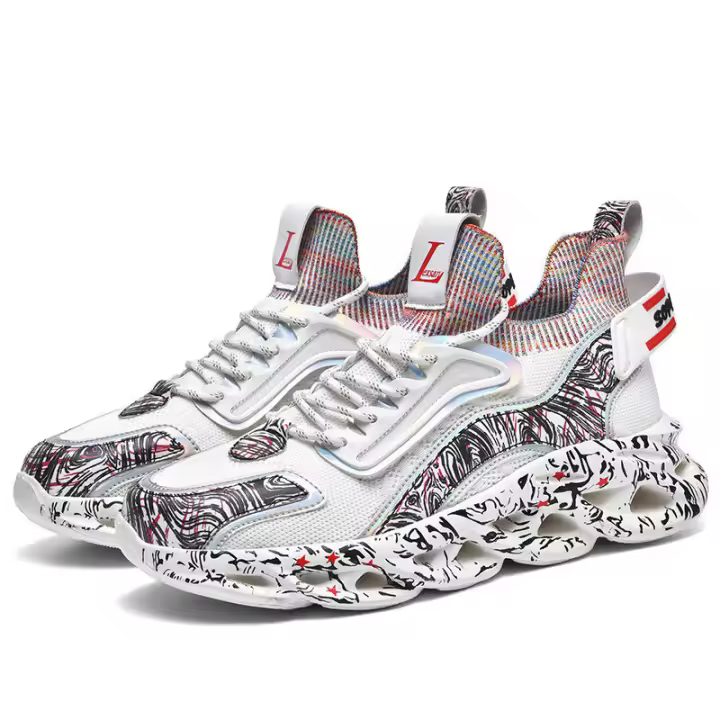 Zapatillas Deportivas de Estilo Chino 3D Ultra-ligeras Suela Gruesa Para Crecer Altura - 1
