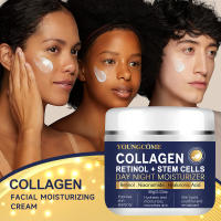 YOUNGCOME-Conjunto de crema de noche para cuello y cara para mujer, retinol antienvejecimiento, estiramiento facial antienvejecimiento, reparación nutritiva de colágeno - details 2