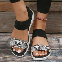 Sandalias de cuña para mujer, calzado moderno y cómodo, de verano - details 5