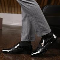 Zapatos sin cordones para hombre, zapatos Oxford de vestir a la moda para negocios, zapatos para hombre 2020, nuevos trajes clásicos de cuero para hombre, zapatos para hombre 2023 - details 4