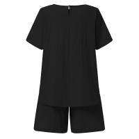 ZANZEA Conjunto De Verano Para Mujer Dos Piezas Traje Casual Con Camisa De Manga Corta Y Shorts Ajustados Ropa Oversized - details 7