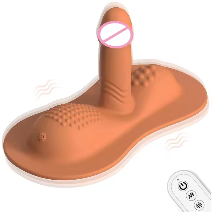 Vibrador Dildo para Mujeres 10 Modos Vibrantes, Control Remoto, Estimulador Doble para Clít y Punto G Juegos de Sexo para Adultos para Hombres y Mujeres - 1