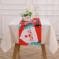 Bonenjoy, 1 pieza, mantel de Feliz Navidad, mantel con estampado de Papá Noel, mantel para banquete, fiesta, mesa de comedor, decoraciones navideñas - details 12