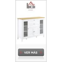Mueble Auxiliar de Cocina Estante de 2 Cajones, 3 Puertas, Ajustable para Comedor Sala de Estar - details 14