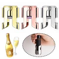 Tapón de sellado de acero inoxidable, herramienta pequeña de 1/2 piezas, sellador de botellas de champán, resellador de vino - details 0