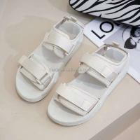 Nuevas sandalias planas de alta calidad para moda de verano para mujer y zapatos blancos lisos para niña a bajo precio - details 4