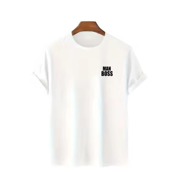 Camiseta Casual de Manga Corta para Hombres Algodón Puro, Impreso Gráfico, Elástica y Transpirable - 1