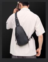 Bolso de hombro impermeable para hombre, bolso cruzado con USB - details 6