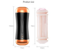 FOX S2 juguete sexual interactivo de doble cabeza para adultos, masturbador masculino, ventosa eléctrica, exprimidor - details 8
