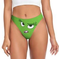 Ropa interior femenina de las bragas de la comodidad de las tangas de la tanga de la impresión del lado de encargo para mujer - details 0