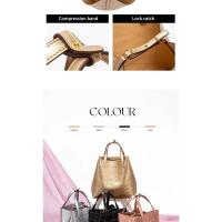 CH bolso de mano de gran capacidad, diseño elegante, marca de letras, moda informal, cientos de bolsos para mujer, mochila de lujo de alta gama - details 3