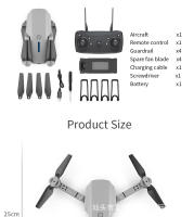Drone E88 Pro Cámara 4K HD Wifi Fpv Plegable RC para Principiantes 2 Baterías Incluidas - details 15