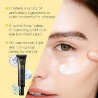Crema para ojos antiarrugas que elimina las ojeras, reafirmante, alivia las bolsas, hidrata, ilumina, crema para ojos temporaria - details 10